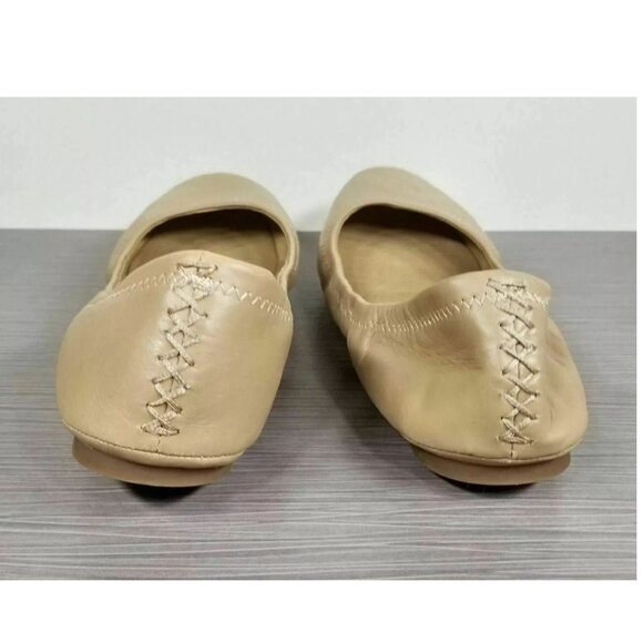 Lucky Brand Emmie Ballet Flat, Tan Leather, Womens Sizes 6.5 & 8.5 - Picture 4 of 8